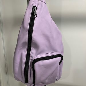 Purple  backpack